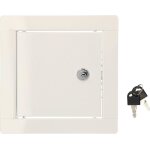 Trappe de visite - kotarbau - 15 x 15 cm - métal - blanc - accès facile Trappe de visite - kotarbau - 15 x 15 cm - métal - blanc - accès facile