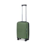 Travelz swinger valise cabine leger 55cm - trolley rigide et serrure tsa - vert