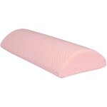Traversin demi - lune traversin en mousse  mmoire de forme rose