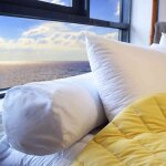 Traversin grand confort 140 cm - blanc - fabriqu en france - someo