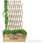 Treillis extensible en bambou support pour plantes grimpantes cl�ture de jardin d�corative plusieurs ...
