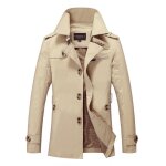 Trench vitata homme mi - long ? coupe - vent lger et dperlant ? style dcontract chic - beige