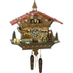 Trenkle pendule  coucou  quartz maison suisse avec musique danseurs tournants tu 4267 qmt hzzg