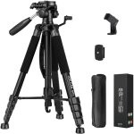 Trpieds pour appareils photo trpied 190cm pour enregistrement vido avec tlphone portable pour dslr ...