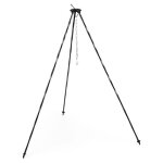 Trépied pour chaudron - orion - fonte - 120 cm - stable et universel Trépied pour chaudron - orion - fonte - 120 cm - stable et universel