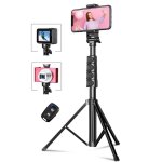 Trépied smartphone 160cm extensible perche a selfie trepied aluminium avec télécommande bluetooth compatible ... Trépied smartphone 160cm extensible perche a selfie trepied aluminium avec télécommande bluetooth compatible ...