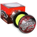 Tresse de pche - mikado - cat territory octa braid - 040 mm - 4320 kg - jaune