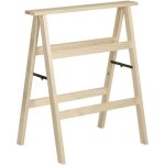 Trteau - astigarraga - pliable - pin pefc - dimensions 78x48x86 cm - anti - glisse