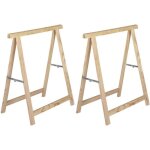 Trteau en pin standard section 40x17 mm lot de 2