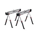 Tréteau pliable - metabo - mab 82 - acier - pack de 2 - 590 kg de capacité Tréteau pliable - metabo - mab 82 - acier - pack de 2 - 590 kg de capacité
