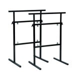 Nordlinger pro tr�teau modulia noir ? 640045 ? r�glable en hauteur 78 - 105 cm ? lot de 2 - rangement ...