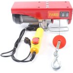 Treuil lectrique 800 kg avec tlcommande par cble - treuil - grue - 1300 w