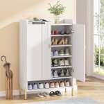 Tribesigns armoire  chaussures meuble de rangement pour chaussures  6 niveaux avec tagres rglables ...