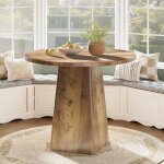 Tribesigns table � manger ronde de 80 cm pour 2 personnes petite table de cuisine de style maison de ...