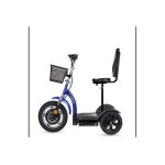 Tribo 500 bleu trottinette �lectrique 3 roues stable pour s�niors et pmr stable