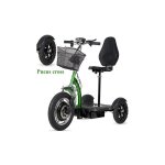 Tribo 500 vert trottinette �lectrique 3 roues stable pour s�niors et pmr stable