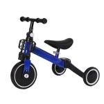 Tricycle 2 en 1 - sans poign�e de pouss�e - bleu - v�lo pour b�b� - quiienclee