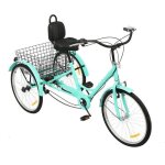 Tricycle 24 pouces pour adulte - tricycle à 7 vitesses - tricycle réglable avec panier - vélo à 3 roues ... Tricycle 24 pouces pour adulte - tricycle à 7 vitesses - tricycle réglable avec panier - vélo à 3 roues ...