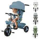 Tricycle 3 en 1 - mengda - tricycle volutif bebe avec poigne poussoir pdales sige rversible panier ...