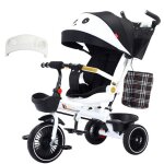 Tricycle evolutif bb avec sige pivotant  360 dossier rglable tricycle pour enfants de 6 mois  ...