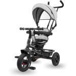 Tricycle evolutif enfant gris - hypermotion - 1 � 20 kg v�lo b�b� avec poign�e poussoir p�dales si�ge ...