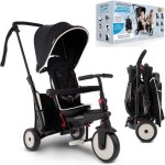 Tricycle pliable - smartrike - str3 plus black - 6 en 1 - touch steering� - si�ge rembourr�