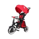 Tricycle - qplay - rito plus - rouge - 10 roues eva - ceintures de s�curit� 5 points