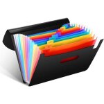 Trieur 12 compartiments a4 chemise papier classeur rangement administratif document porte dossier bureau ...