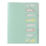 Trieur 8 touches polypro graphmate vert pastel
