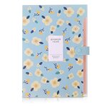 Trieur a4 extensible - organiseur document impermable, souple, et lgre - bleu, avec 8 compartiments ...