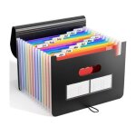 Trieur a4 extensible rangement papier avec 12 compartiments organise documents et classeurs trieur accordon ...