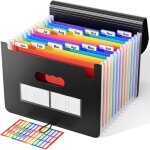 Trieur a4 / range document / papier 12 compartiments - valisette documents classeur organiseur extensible ...