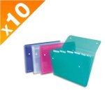 Trieur - acco - lot de 10 - 6 compartiments - couleurs assorties Trieur - acco - lot de 10 - 6 compartiments - couleurs assorties