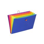 Trieur extensible 6 compartiments viquel happy fluo