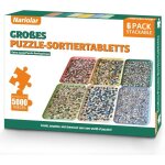 Trieur de puzzles empilables de taille extra - large pour puzzles jusquà 2000 / 3000 / 5000 pièces. Trieur de puzzles empilables de taille extra - large pour puzzles jusquà 2000 / 3000 / 5000 pièces.