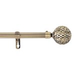 Tringle extensible en kit complet (120  210 cm) globa - globa laiton