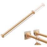Tringles de placard rglables en imitation bois pour suspendre les vtements sans perforation pour armoire ...