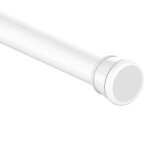 1 tringle  rideau - sans perage tlescopique - convient pour salle de bain fentre armoire 70 - 120 ...