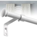 Tringle � rideaux 71 - 347cm tringle � rideau extensible avec couvercle et supports ensemble de quincaillerie ...