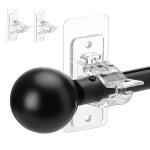 Tringle  rideau autocollante sans perage lot de 2 crochets  rideaux supports pour fentres portes ...