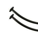 Tringle � rideau demi - cercle ? kit complet mural & plafond diam�tre 20 mm ? barre en acier + supports ...