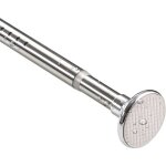 Tringle à rideau de douche - inox - télescopique - 55 - 90 cm - extensible sans perçage - design contemporain ... Tringle à rideau de douche - inox - télescopique - 55 - 90 cm - extensible sans perçage - design contemporain ...