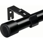 Tringle rideau extensible noir extensible barre � rideaux avec supports tringles � rideaux pour chambre ...