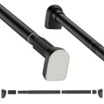 Tringle rideau sans percage - tringle rideau extensible - 150 - 170 cm (diamètre 25 mm) - 1 pièce - noirpour ... Tringle rideau sans percage - tringle rideau extensible - 150 - 170 cm (diamètre 25 mm) - 1 pièce - noirpour ...