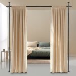 Tringle  rideaux sans percage paravent interieur cran rglable en flexibilit 122  305 cm (h) 70  ...