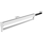 Tringle � v�tements extensible permettant de sortir les cintres barre t�lescopique r�glable 400 mm blanc ...