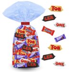 Trio chocolat halloween assortiment de 60 chocolats milka daim toblerone 400?g  partager ou offrir