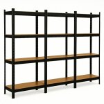 Étagère garage métallique 5 niveaux 180×180 cm : robuste modulable montage facile par clips sans vis ... Étagère garage métallique 5 niveaux 180×180 cm : robuste modulable montage facile par clips sans vis ...