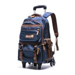 Trolley bag sac dos avec roulettes cartable roulette scolaire bagages cabine loisir voyage enfant fille ...