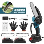 Tronconneuse a batterie 18 v 1200 w trononneuse lectrique sans fil pour jardin cour arbre branches ...